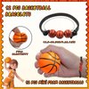 Cheelyvin.H 36 Pcs Basketball Goodie Bag Favors for Kids 4-12, Mini Basketballs Game Party Favors, Adjustable Basketball Bracelets, Set for Sports Party
