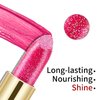 Boobeen Glitter Lipstick Hydrating Lip Balm Sparkling Shine Lip Color Nonstick Highly Pigmented Formula Gives Metallic Finish Lip Makeup for Women and Girls (Sparkling #4)