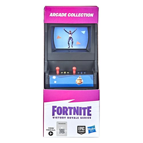 Hasbro Fortnite Victory Royale Series Arcade Collection Orange Arcade Machine Collectible Toy with Accessories - Ages 8 and Up, 6-inch