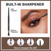 Erinde Brown Gel Eyeliner for Mature Women - Waterproof Smudge-proof Eye Liner Pencil, Gel Cream Matte Texture, Built-in Sharpener, Long Lasting Precision Waterline Eyeliner for Older Women