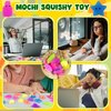 80 PCS Squishy Colorful Animals Toy Touch Sensory Stress Relief Goodie Bag Classroom Prizes Birthday Gifts for Boys and Girls