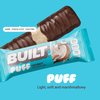 Built Protein Bars, Coconut Marshmallow Puff, 12 count, Protein Snacks with 17g of Protein, Collagen, Gluten Free, Chocolate Protein Bar, 140 calories & 6g sugar, Perfect On The Go Protein Snack