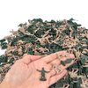 ikasus 360 Piece Plastic Tiny Army Men for Boys, Cool Mini Army Action Figures Military Set, Military Toy Soldiers Figures with Tanks, Planes, Flags Accessories Army Base for Boys,2.8x1.5cm