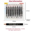 Kaely 8Pcs Cream Eye Shadow Brightener Sticks Set for Eyes,Shimmer Matte Pencil Eyeshadow Applicator Stick Palette,Halloween Makeup Waterproof,Birthday Party gifts for Women kids Girls 07