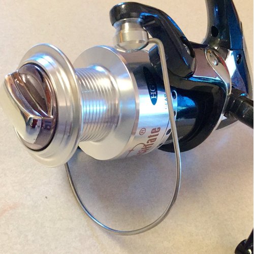 BHtackle Oscillate HG500 Spinning Fishing Reel 4.7:1 Gear Ratio Aluminum Spool - Catfish, Pike, Saltwater