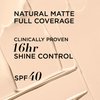 IT Cosmetics CC+ Cream Natural Matte Foundation with SPF 40 - Shine-Reducing & Long-Wear Full Coverage Foundation For Oily Skin - With Hyaluronic Acid - Non-Comedogenic, Fair Warm - 1.08 fl oz