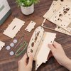 INFUNLY DIY Stem Kit Bird House Kit Camper Bird House Kit Wooden Birdhouses Set Grocery Store Design Educational DIY Carpentry Construction Wood Model Kit