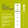 terrasil Ringworm Treatment for Humans – Antifungal Cream for Adults & Kids, Clinically Proven 1% Clotrimazole Cream, Treats Most Ringworm Infections, Soothing Relief of Itchy Skin (0.5oz)