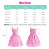 isswya Girls Pink Costume Dress Movie Cosplay Costumes Halloween birthday party Dress Up Kids Outfits 7-8Y