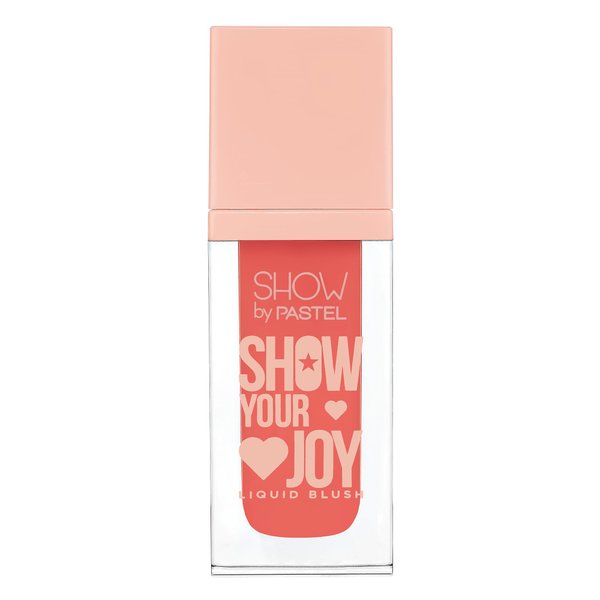 Show By Pastel Show Your Joy Liquid Blush 56 | Orange | Dewy Finish | Natural Looking | Clean Beauty | Moisturize The Skin Up to 24 Hours | Cruelty-Free | Natural and Fresh Looking | 0.141 fl.oz.