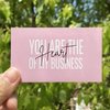 RXBC2011 Thank you cards you are the Heart of my business Cards Package Insert for online business Pack of 100 (100 CARD, PINK)