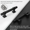 Lepatape 10 Pack 3 inch Black Cabinet Handles Matte Black Cabinet Pulls, Square Kitchen Cabinet Handles Dresser Drawer Pulls Kitchen Cabinet Hardware Cupboard Handles