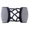 LOVEF Retro Double Beaded Hair Magic Comb Clip Beads Elasticity Hairpin Stretchy Hair Combs Pins for Women Hair Accessories hair brush-4 Pcs (No 2)