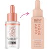 Minetan Illuminating Glow Drops | Clear Facial Self Tanning Bronzer Serum - Daily Tan Boosting Drops, Infused wtih 7 Luxurious Oils & Vitamin C, Hydrating, Radiant Skin Finish, 1.3 Fl Oz