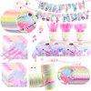 170pcs Singer Birthday Party Decorations,Popular Music Singer Party Supplies Serves 24 Guests.Party Favors Included Banner,Tablecloth,Plates,Napkins,Cups,Knifes,Forks and Spoons Prefer for Everybody
