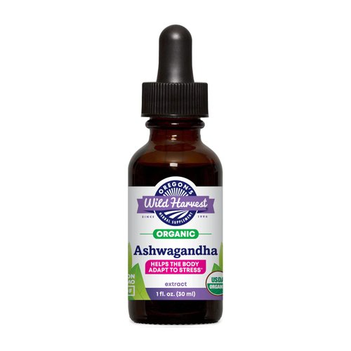 Oregon's Wild Harvest Ashwagandha Fresh 1:1 Organic Herbal Supplement, 1 Fluid Ounce