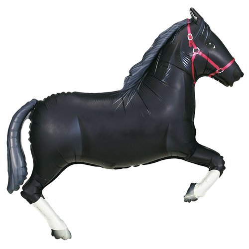 Mayflower Products Wild West Western Party Supplies Cowboy Boots and Black Horse Balloons Bouquet Decorations