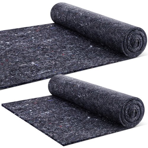 Frienda 2 Pcs Dishwasher Insulation Blanket Cotton Insulation Blanket Sound Insulation Insulation Roll Wall Insulation for Wall, Pipe, Dishwasher, Grey(24 x 48 x 0.2 Inches)