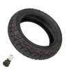 ZAITUO 9.5 x 2.50 9.5" Rubber Explosion-proof Tubeless Tire + Straight nozzle Replacement for NIU Kick Scooter KQi3 Pro/Max/Sport Electric Scooter Vacuum Tyre Wheel Parts (1)