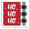 Creative Converting Santa Fun Beverage Napkins, 5", Multi-color