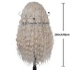 GNIMEGIL Curly Blonde Wig for Women Long Curly Wig Natural Wave Hair Realistic Wigs for White Women Cosplay Party Theater Costume Wig
