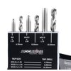 Accusize Industrial Tools 18 Pc Hss Tap and Drill Set, Metric, 0001-0052