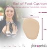 Foot Petals Women's Rounded 1 Pair, Khaki, One Size