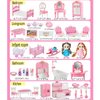 40 Pcs Dollhouse Furniture Accessories Set Miniature Mini Furniture Small Doll House Dolls People Playhouse Family Toys Gift 1:12 Kitchen Bedroom LivingRoom Bathroom Boy Girl Toddler Kid 3Y+