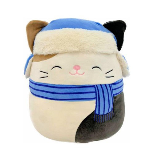 Squishmallows 7.5" Cam The Cat with Trapper Hat