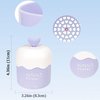 Biiange Face Cleanser Bubbler Foam, Bubble Maker for Face Wash, Bubble Foamer Device, Gentle Deep Cleanser Foam, Maker Face Foaming Maker Foam for Cleaning (1, Purple)