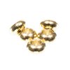 Golden Rondelle Beads – Available in 5, 10, 25, 50, & 100 Packs – Great for Crafting, Jewelry Making, Accessories, & Much More!