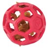 JW HOL-ee Holiday for Dogs, Treat Ball Dog Toy Throw Toy & Pull Toy - 2 Pack