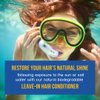 Leave-In Hair Conditioner Detangles & Replenish Hair Moisture Natural Reef Safe Formula - Sulfate and Paraben Free with UV Protection by Stream2Sea
