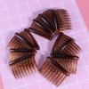 12pcs Plastic Hair Clip Combs Small Vintage 17 Teeth for Girls Women Maid