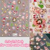 7 Pics 5D Christmas Nail Stickers, Small Cute Cartoon Nail Stickers for Kids, Girls and Women, Bulk Nail Charms, Accessories for Nail Art, Pegatinas para Uñas (Christmas)