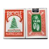 Bicycle Red Back Green Santa Playing Cards