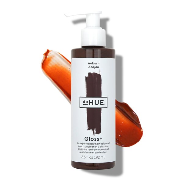 dpHUE Gloss+, Auburn - 6.5 oz - Semi-Permanent Hair Color & Conditioner - Lasts Up to Eight Washes - Paraben, SLS & SLES Sulfate Free - Vegan, Leaping Bunny Certified
