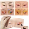 Makeup Practice Face Board, 3D Reusable Makeup Mannequin Face Eyeshadow Mannequin, Make up Practice Face with Makeup Kit for Professional Makeup Artists Students and Beginners to Practice Eyes Makeup
