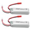 Alomejor 2PCS RC Airplane Lithium Battery 7.4v 600mah RC Airplane Replacement Batteries for WLtoys XK A280 RC Aircraft