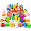 PNIOTAIN 48Pcs Squishies Mochi Squishy Toy, Kawaii Squishies Party Favors for Kids, Squishy Stress Relief Fidget Toys Classroom Prizes for Kids Birthday Party Favors