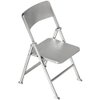 SAFIGLE Folding Mini Chair Dolls Folding Chair Dollhouse Folding Chair Miniature Furniture Folding Chair Foldable Chair for Action Figure Accessories Dollhouse Accessories Silver