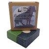 Bark at the Moon Charcoal Soap Bar - 5 Oz Sweet, Earthy Mens Soap - Men's Bath Soap - Handmade Bar Soap for Men - Lye Soap w/ Activated Charcoal - Mens Soap Bar - Halloween Soap Bars - Fall Soap