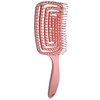 Curved Vented Detangling Hair Brushes, Wet Dry Detangler Hair Brushes, Fast Drying Styling Massage Hairbrush for Women, Men or Kids,WARM EF Detangling Brush for Long,Thick,Tangled Hair (pink)