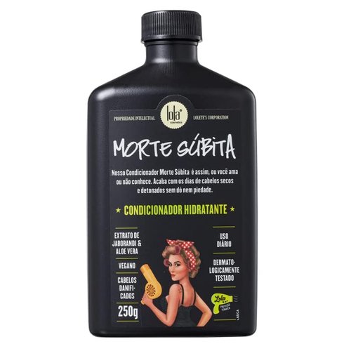 Lola From Rio - Morte Subita - Moisturizing Conditioner For All Types of Dry And Damaged Hair Types, Vegan, Cruelty-free, Paraben-free, Sulfate-free 8.45 Fl Oz