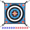 Trampoline Dart Board Game Accessory, Dart Board Game for Kids with 12 Sticky Balls Trampoline Toy Accessory Trampoline Toss Game for 8/10/12/14ft Trampolines Indoor Outdoor Party Game