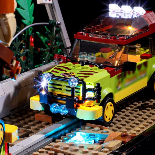BRIKSMAX Light for Lego T. rex-Breakout 76956 - Led Lighting Kit Compatible with Lego 76956 - Not Include The Lego Set