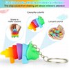 bairimeng 12 PCS Dinosaur Slug Toys, Articulated Stretch caterpillar toy, Anxiety Relief fidget Slug toy, Novelty Party Favors for Kids.