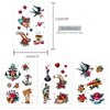 51 tattoo sets,American retro tattoos, retro and innovative designs, beautiful small tattoos, temporary tattoos for adults and kids