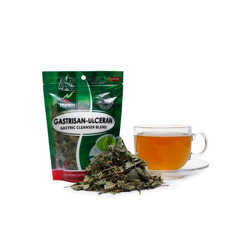 Hanan Peruvian Secrets Gastrisan-Ulceran Herbal Tea | 100% Natural Gastric Cleanser | 1.76oz / 50g Loose Leaf Bag | Naturally Cleanses Digestive Tract and Relieves Stomach Discomfort