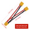 WMYCONGCONG 2 PCS XT60 Parallel Battery Connector Cable Dual Extension Y Splitter 1 Female to 2 Male for DJI Phantom RC Plane